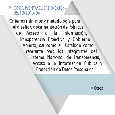 Criterios mínimos y metodología para el diseño y documentación de